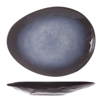 Cosy & Trendy Platt tallrik Sapphire 6 st oval 14,5x11,5 cm safirblå