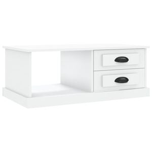 vidaXL Soffbord vit 90x50x35 cm konstruerat tr&auml;