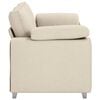 vidaXL Soffa Beige 180 x 77 x 82 cm Linnenblandad tyg