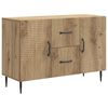 vidaXL Sideboard med l&aring;da Artisan-ek 89 x 34,5 x 60 cm Konstruerat tr&auml;
