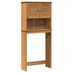 vidaXL Tv&auml;ttmaskinsk&aring;p VIGO Brun och honungsgul 72,5 x 27 x 161 cm