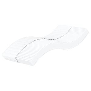 vidaXL Skummadrass vit 80x200 cm h&aring;rdhet H2 H3