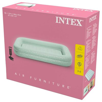 Intex Luftmadrass Kidz Travel Bed Set 107x168x25 cm 66810NP