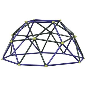 vidaXL Barnens kl&auml;tterdome Bl&aring; 6 fot utan slide St&aring;l
