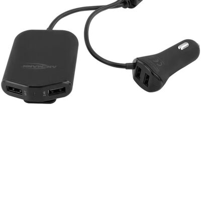 Ansmann USB-laddare för bil med 4 portar 496 9,6 A 1000-0017