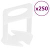 vidaXL Niv&aring;distanser 250 st 3 mm
