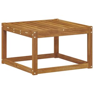 vidaXL Utomhuspall Massivt Akaciatr&auml; Naturf&auml;rg 59 x 59 x 37 cm