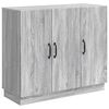 vidaXL Sideboard Gr&aring; sonoma-ek 89 x 34,5 x 77 cm Konstruerat tr&auml;