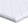 vidaXL Kokostopper Vit 140 x 190 cm Jacquardtyg