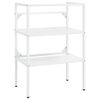 vidaXL Ram f&ouml;r tv&auml;ttst&auml;ll vit 59x38x83 cm j&auml;rn