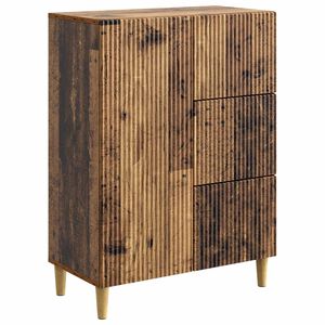 vidaXL Sideboard Gammalt tr&auml; 66 x 34,5 x 90 cm Konstruerat tr&auml;