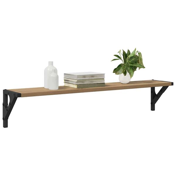 vidaXL Vägg hyllor 2 pcs Artisan Ek 80 x 15 x 15,5 cm Konstruerat trä