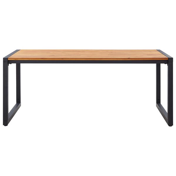 vidaXL Matgrupp f&ouml;r tr&auml;dg&aring;rden 7 delar gr&aring;