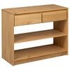 vidaXL Konsolbord SAUDA ek 89,5x36,5x73 cm massiv furu