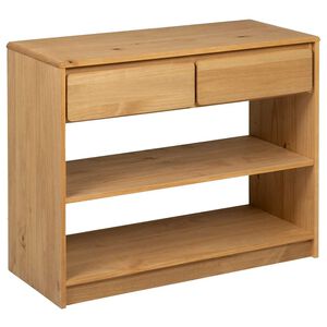 vidaXL Konsolbord SAUDA ek 89,5x36,5x73 cm massiv furu