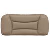 vidaXL Headboard Cushion "Hvar" Cappuccino 90 cm Faux Leather