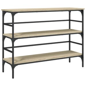 vidaXL Avlastningsbord sonoma-ek 100x32x75 cm konstruerat trä