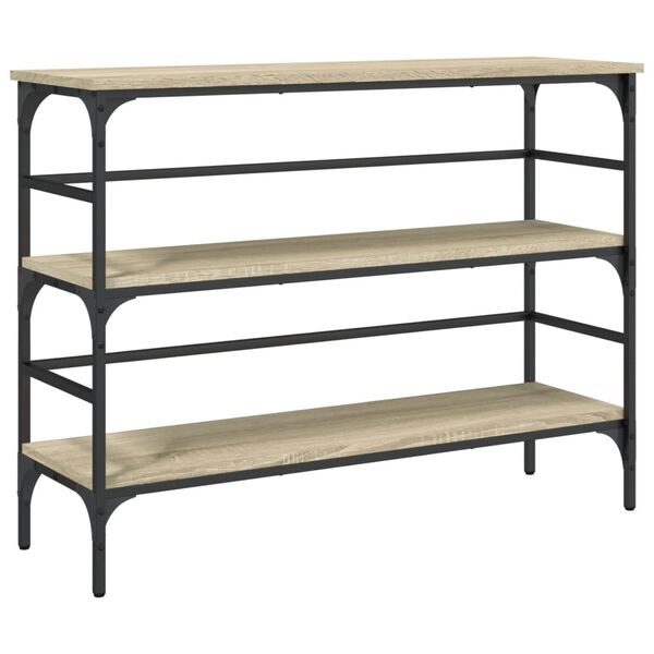 vidaXL Avlastningsbord sonoma-ek 100x32x75 cm konstruerat trä