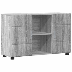 vidaXL Sideboard med hylla FLORIN Gr&aring; Sonoma 88,5 x 30,5 x 55,5 cm