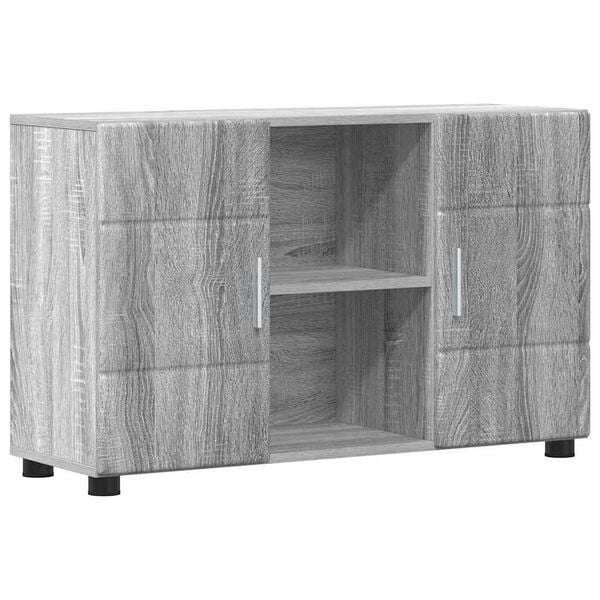 vidaXL Sideboard Gr&aring; Sonoma 88,5 x 30,5 x 55,5 cm Konstruerat tr&auml;