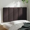 vidaXL Headboard Cushion "Hanko" Dark Brown 80 cm Fabric