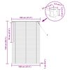 vidaXL Persienn Justerbar Vit 150 x 100 cm PVC