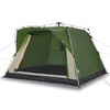 vidaXL Campingt&auml;lt 4 personer gr&ouml;n snabbrest