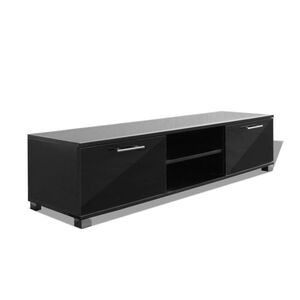 vidaXL Tv-b&auml;nk h&ouml;gglans svart 120x40,5x35 cm