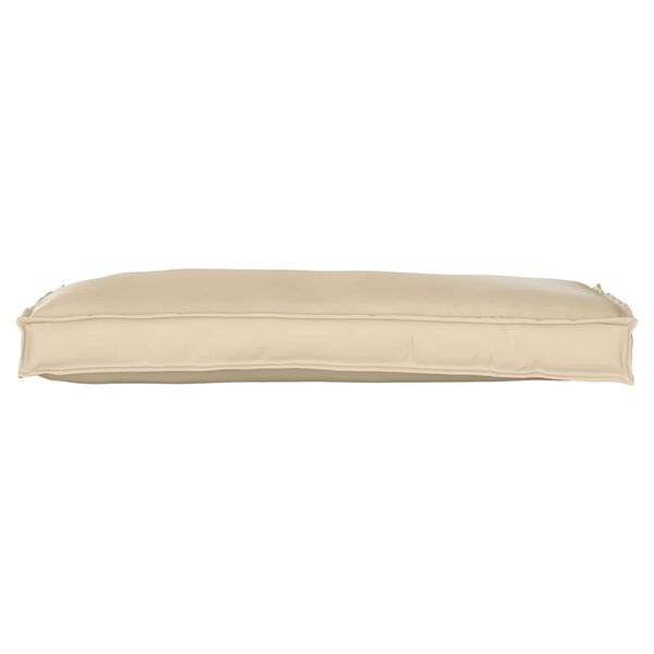 vidaXL Pallkuddset 2 pcs Beige 100 x 40 x 8 cm Oxford Tyg