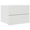 vidaXL S&auml;ngbord vit 40x30x30 cm konstruerat tr&auml;