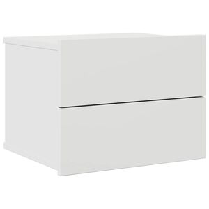 vidaXL S&auml;ngbord vit 40x30x30 cm konstruerat tr&auml;