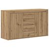 vidaXL Sideboard Artisan Ek 120 x 36 x 69 cm Konstruerat tr&auml;