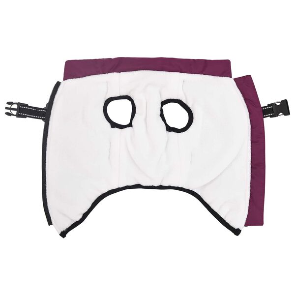 vidaXL Hund Kappa Lila L28 Fleece och Polyester