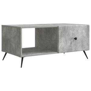 vidaXL Kaffeebord Betonggr&aring; 90 x 50 x 40 cm Konstruerat tr&auml;