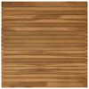 vidaXL Bordsskiva 80 x 80 x 3,5 cm Fyrkantig Massivt teaktr&auml; Naturlig