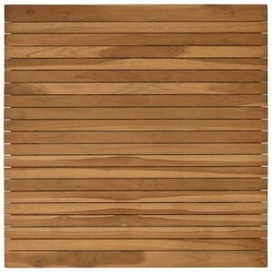vidaXL Bordsskiva 80 x 80 x 3,5 cm Fyrkantig Massivt teaktr&auml; Naturlig