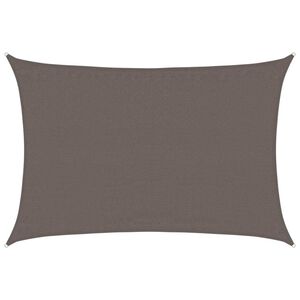 vidaXL Solsegel 160 g/m&sup2; antracit 3,5x4,5 m HDPE