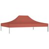vidaXL Tak till partyt&auml;lt 4x3 m terrakotta 270 g/m&sup2;