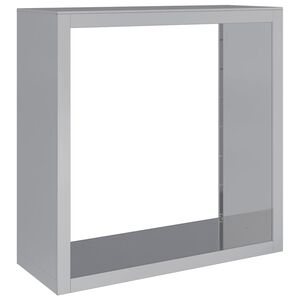 vidaXL Vedst&auml;ll 100x40x100 cm galvaniserat st&aring;l