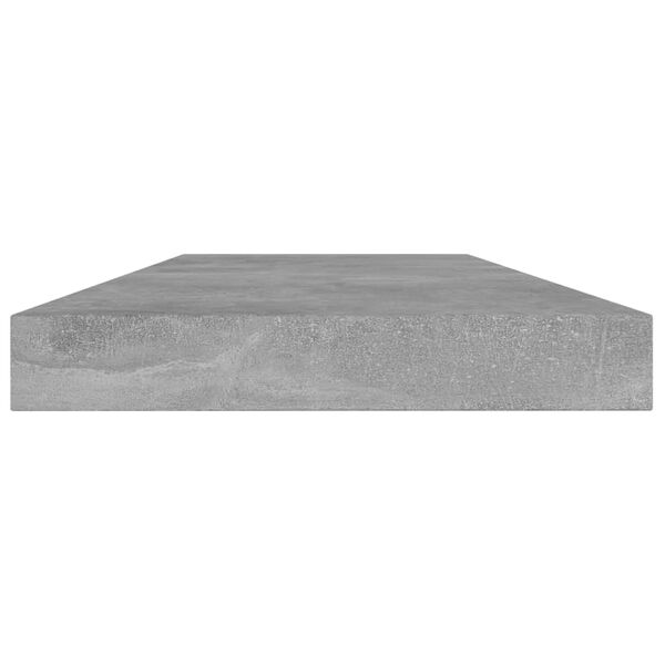 vidaXL Hyllplan 8 st betonggr&aring; 40x10x1,5 cm konstruerat tr&auml;