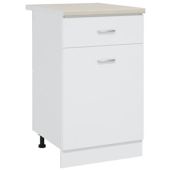 vidaXL B&auml;nkskiva gr&auml;ddvit 50x60x2,8 cm sp&aring;nskiva