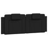 vidaXL Bed Frame "Viana" without Mattress Black 120x200 cm Faux Leather