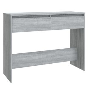 vidaXL Avlastningsbord gr&aring; sonoma 100x35x76,5 cm konstruerat tr&auml;
