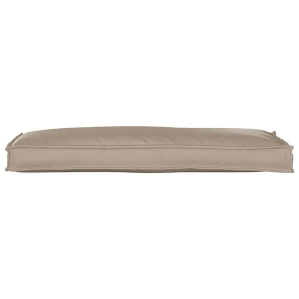 vidaXL Kudde Taupe 110 x 40 x 8 cm Oxford Tyg