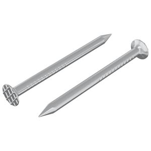vidaXL Spikar f&ouml;r Tr&auml; 2 pcs Silver &Oslash; 3 x 15 mm Metall
