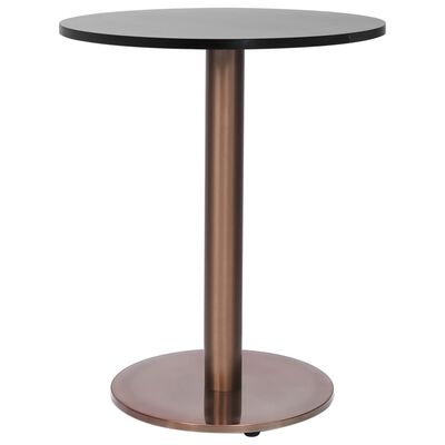 vidaXL Bordsben för cafébord guld Ø45x72 cm rostfritt stål