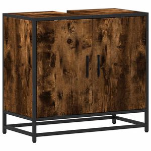 vidaXL Tv&auml;ttst&auml;llssk&aring;p r&ouml;kf&auml;rgad ek 65x33x60 cm konstruerat tr&auml;