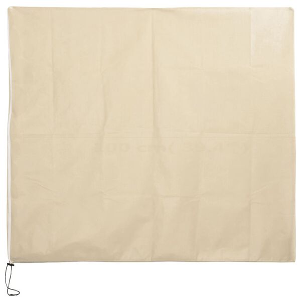 vidaXL Fiberdukar med blixtl&aring;s 4 st 70 g/m&sup2; 3,93x3,5 m