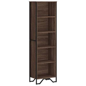 vidaXL Bokhylla brun ek 50x31x169 cm konstruerat tr&auml;