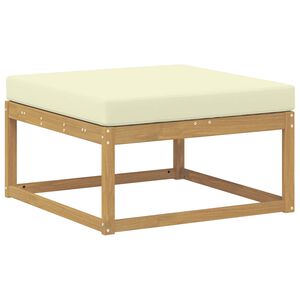 vidaXL Utomhuspall Polyester Vit